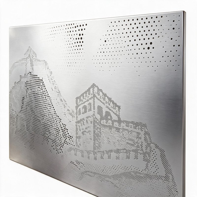 Artistic Perforated Aluminum Panels