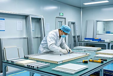 Cleanroom Handcraft Panel Assembly Area