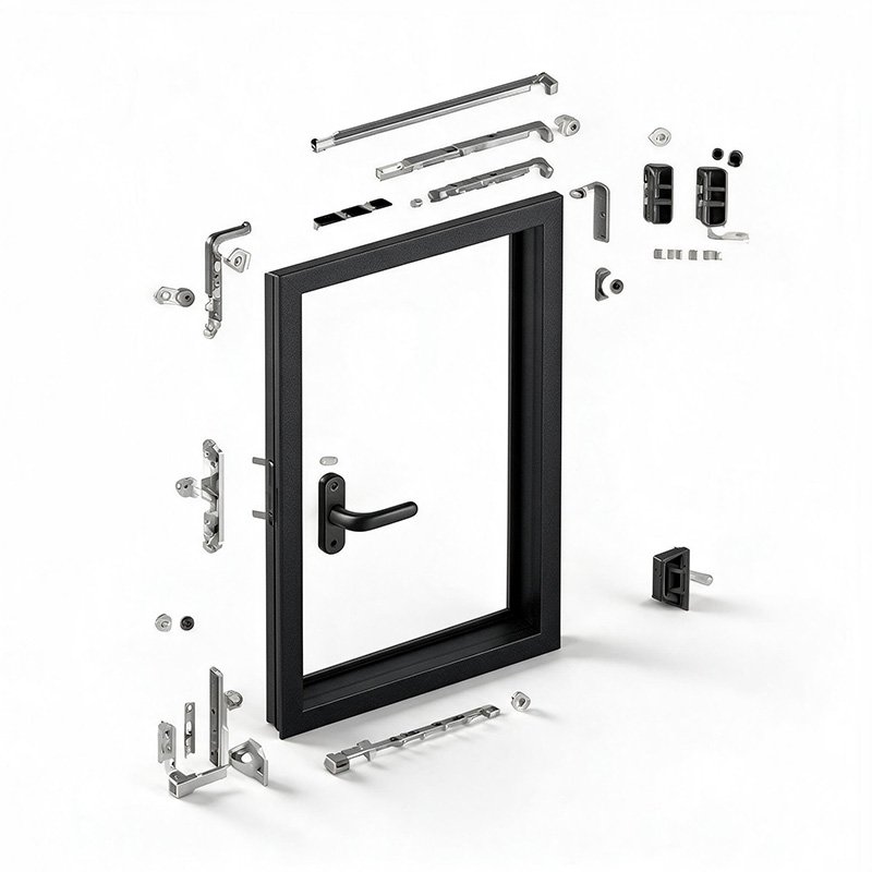 Escape Window Hardware Locking Accessories