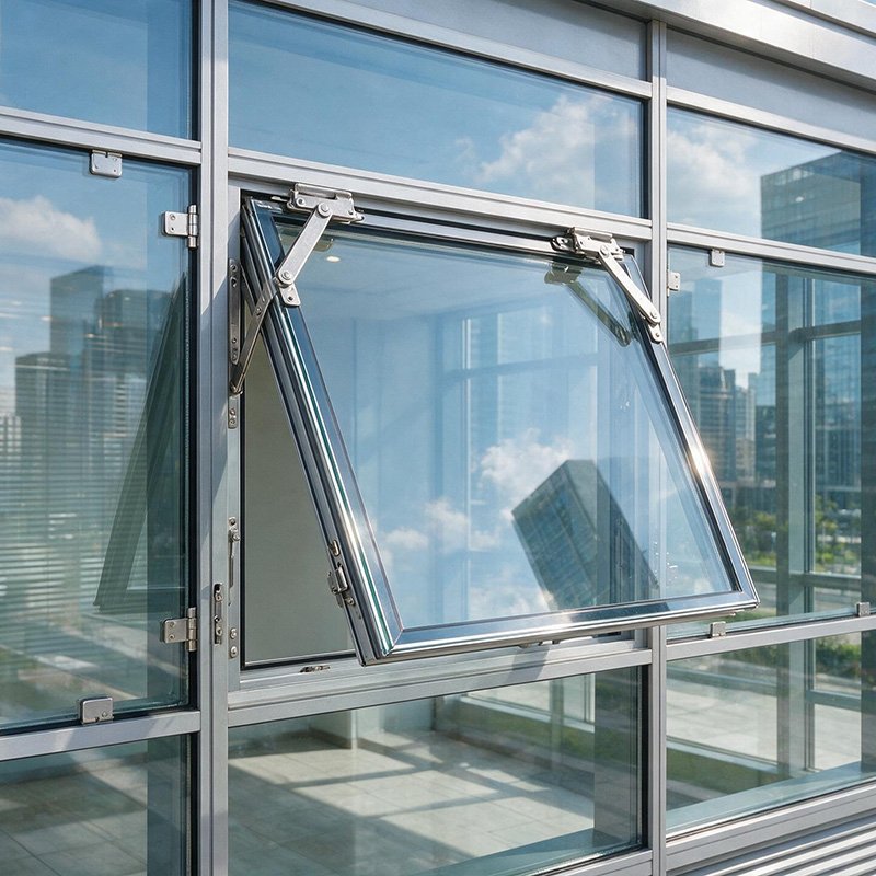 Framed-curtain-wall-scene