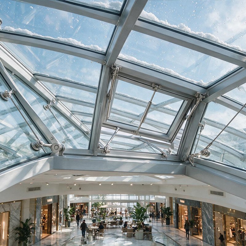 Skylight, Glass Roof Curtain Wall