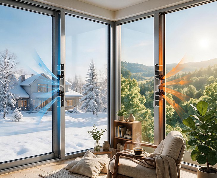 Thermal Break Aluminum Alloy Doors: Reduce Energy Costs for Your Project