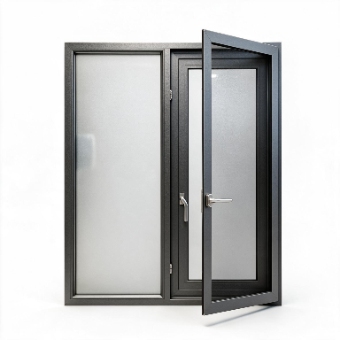 6063 Aluminum Alloy Double-Track Sliding Window