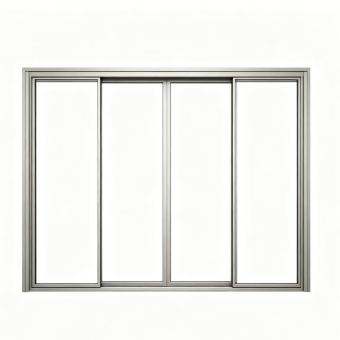 6063 Aluminum Alloy Three-Track Sliding Window