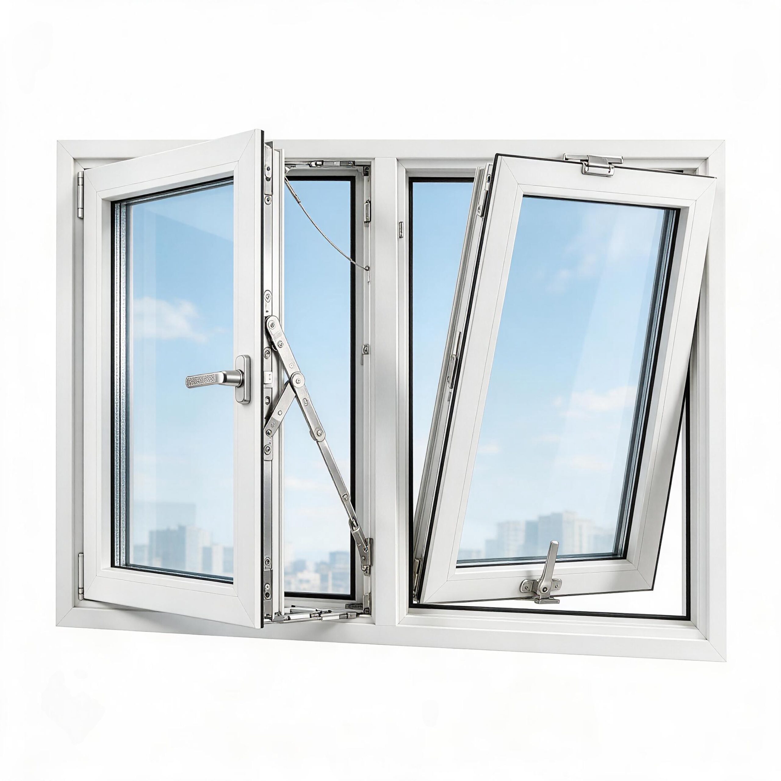 Aluminum Alloy Inward-Opening and Tilt-and-Turn Window