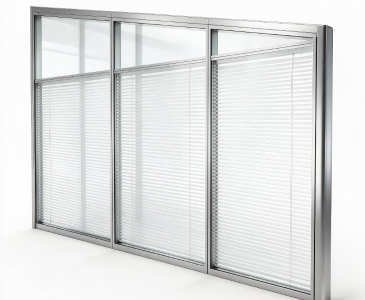 Double-Glazed Tempered Glass Windows