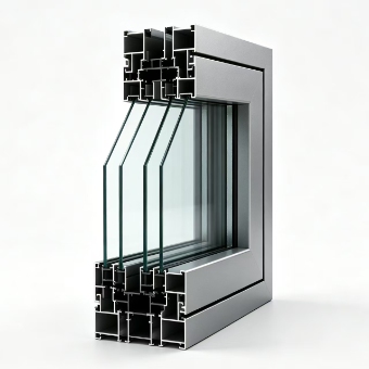 Double-Glazed Thermally Broken Aluminum Windows