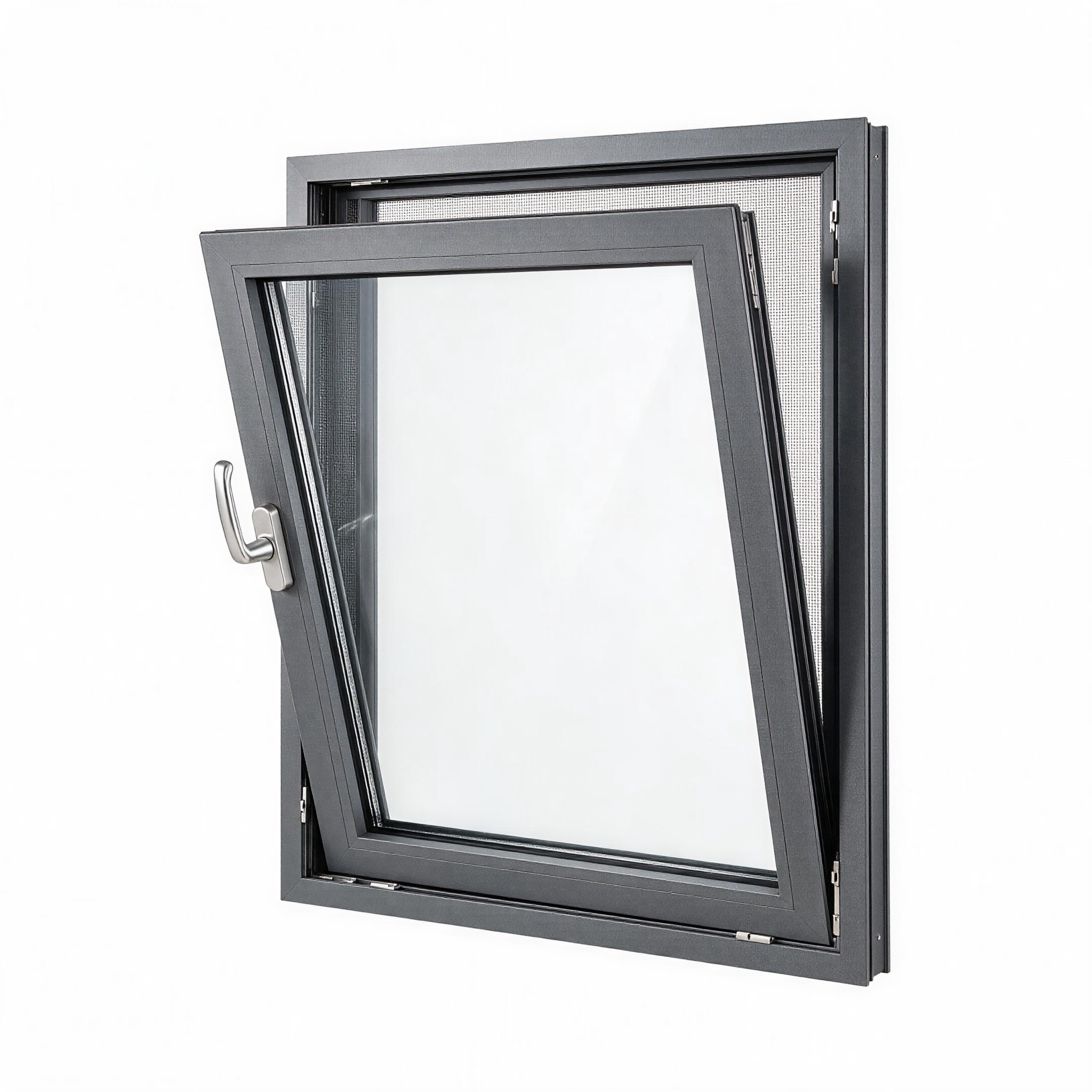 Inward-Opening, Tilt-and-Turn Multifunctional Aluminum Casement Window