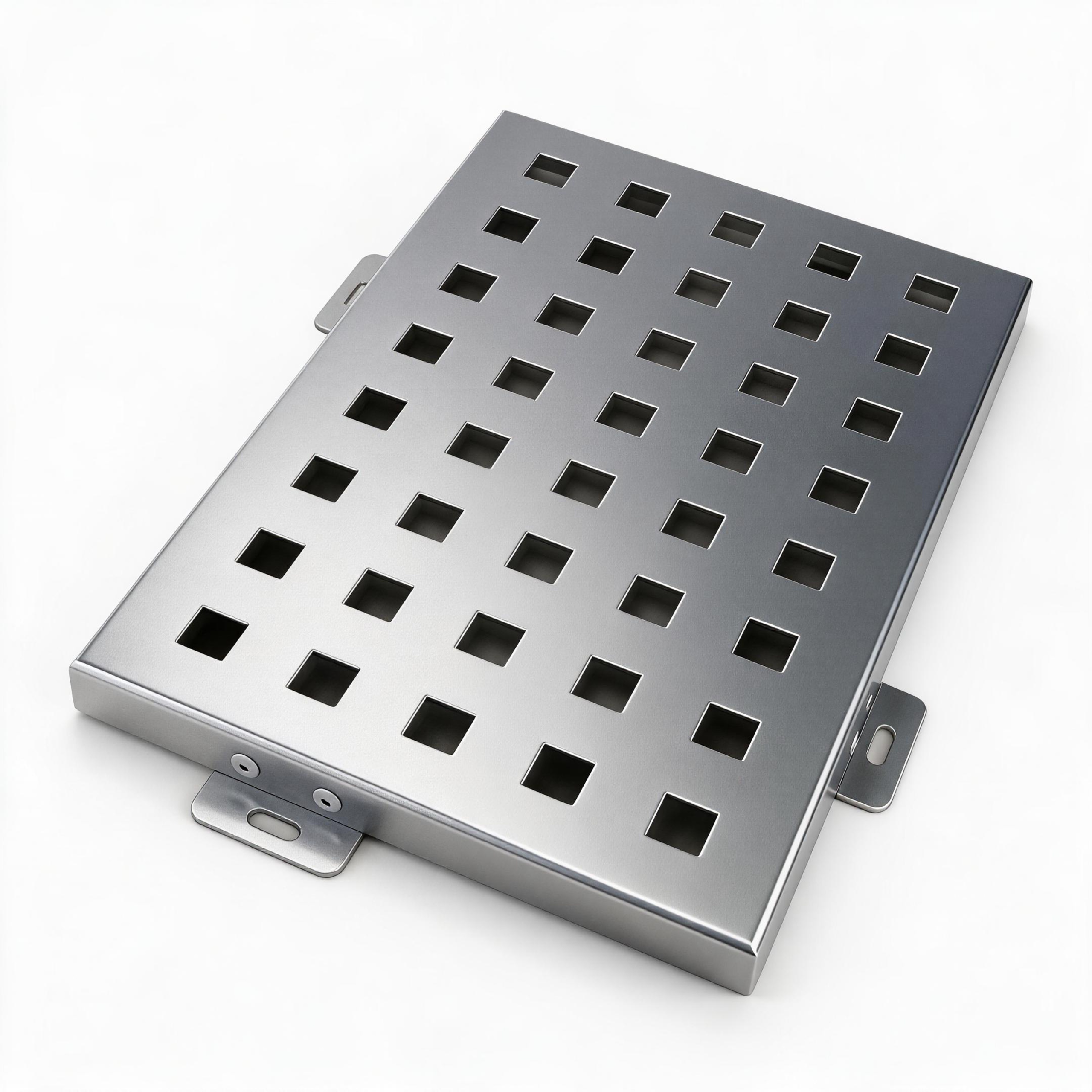 Square Hole Perforated Aluminum Panels