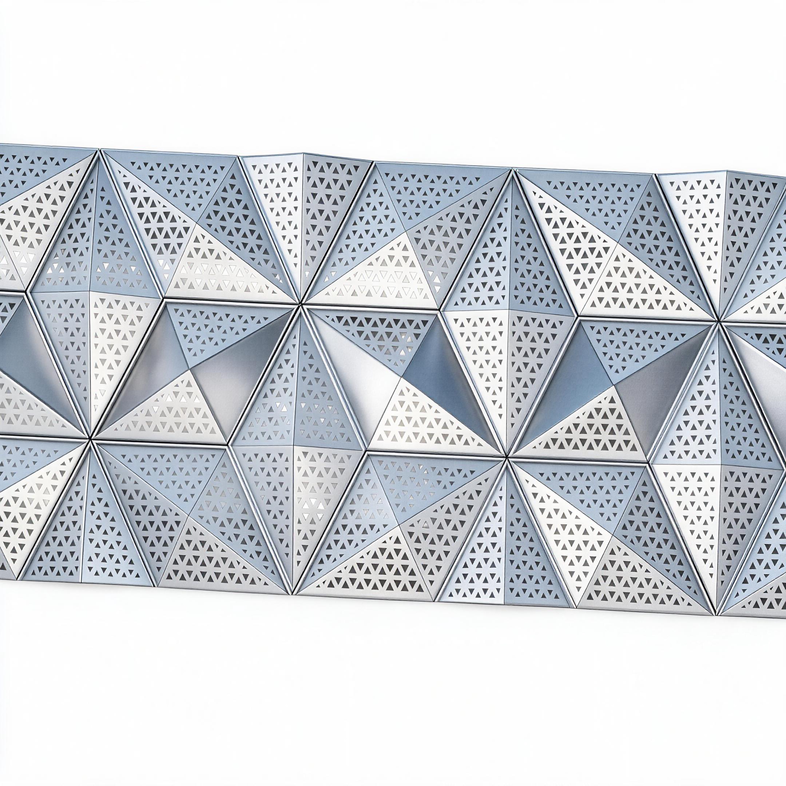 Triangle Hole Perforated Aluminum Panels