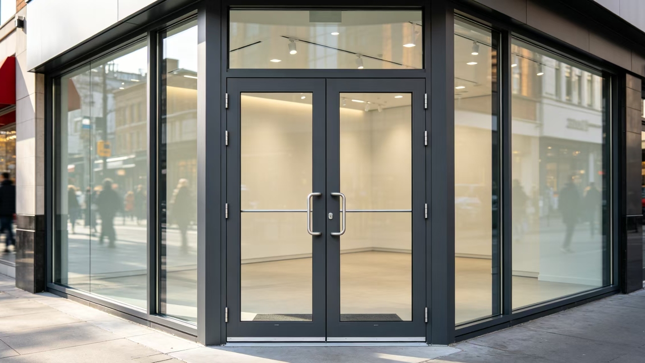 Aluminum Storefront Door